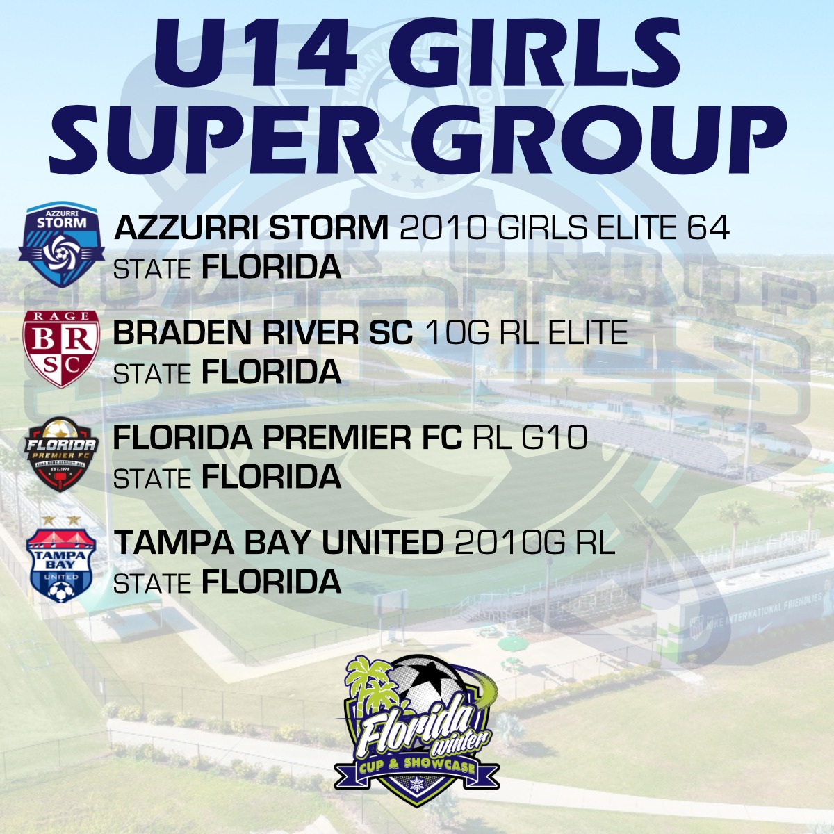U14 Girls Super Group
