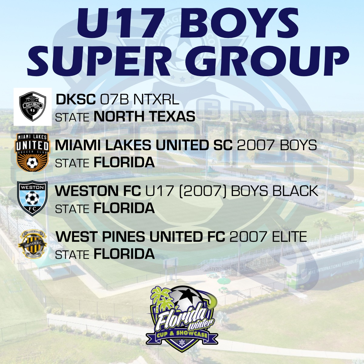 U17 Boys Super Group